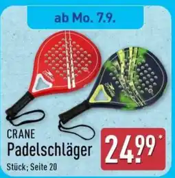 Aldi Nord CRANE Paddelschläger Angebot