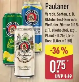 Aldi Nord Paulaner Oktoberfest Bier Angebot