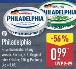 Aldi Nord Philadelphia Frischkäsezubereitung Angebot