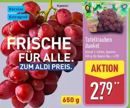 Aldi Nord Tafeltrauben dunkel Angebot