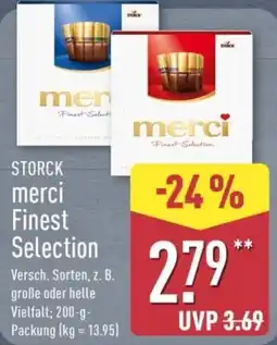 Aldi Nord STORCK merci Finest Selection Angebot