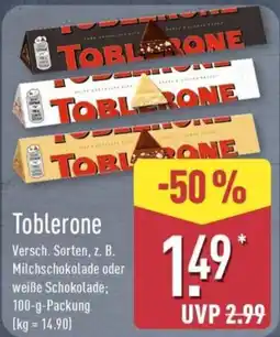 Aldi Nord Toblerone Angebot