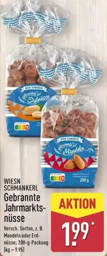 Aldi Nord WIESN SCHMANKERL Gebrannte Jahrmärktnüsse Angebot