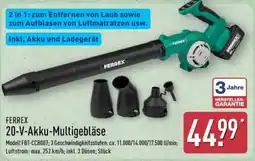 Aldi Nord FERREX 20-V-Akku-Multigebläse Angebot