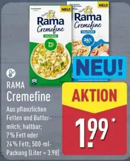 Aldi Nord Rama Cremefine Angebot