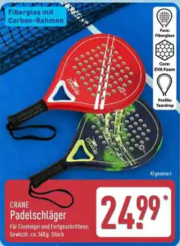 Aldi Nord CRANE Padelschläger Angebot