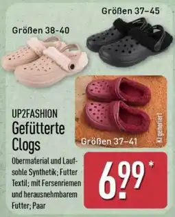 Aldi Nord UP2FASHION Gefütterte Clogs Angebot