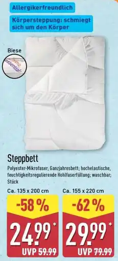 Aldi Nord Steppbett Angebot