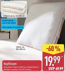 Aldi Nord Kopfkissen Gamma essentials Angebot