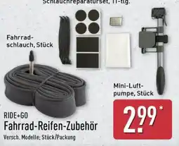 Aldi Nord RIDE+GO Fahrrad-Reifen-Zubehör Angebot