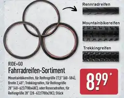 Aldi Nord RIDE+GO Fahrradreifen-Sortiment Angebot
