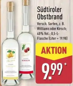 Aldi Nord Südtiroler Obstbrand Angebot
