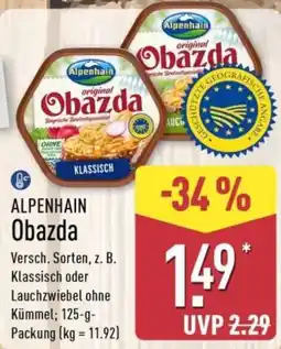 Aldi Nord Alpenhain Obazda Angebot