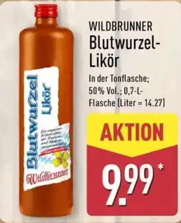 Aldi Nord Wildbrunner Blutwurzel-Likör Angebot