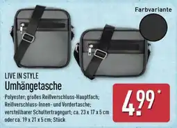 Aldi Nord LIVE IN STYLE Umhängetasche Angebot