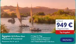 Aldi Nord Ägypten Nil & Rotes Meer Pharaonen & Traumstrand Angebot