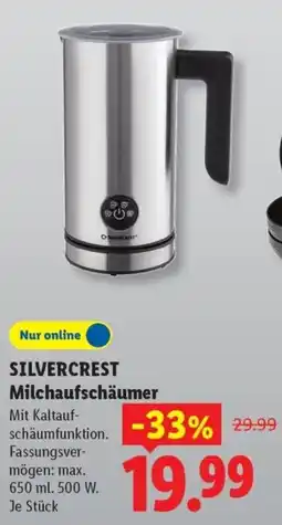 Lidl SILVERCREST Milchaufschäumer Angebot