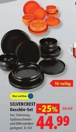 Lidl SILVERCREST Geschirr-Set Angebot