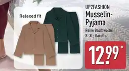 Aldi Nord UP2FASHION Musselin-Pyjama Angebot