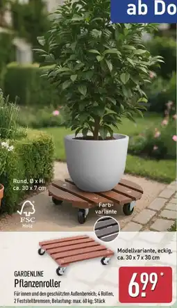 Aldi Nord GARDENLINE Pflanzenroller Angebot