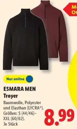 Lidl ESMARA MEN Troyer Angebot