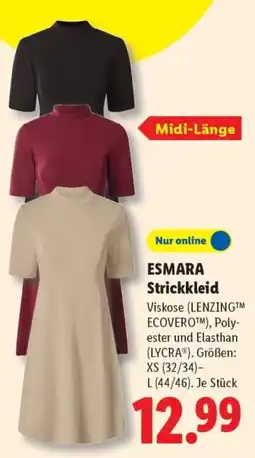 Lidl ESMARA Strickkleid Angebot