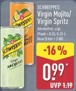 Aldi Nord Schweppes Virgin Mojito Angebot