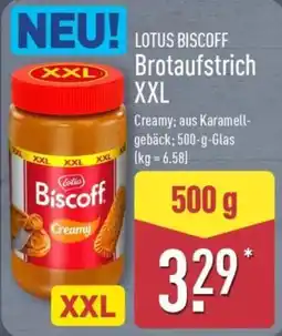 Aldi Nord LOTUS BISCOFF Brotaufstrich XXL Angebot
