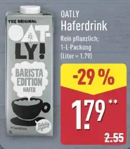 Aldi Nord OATLY Haferdrink Angebot