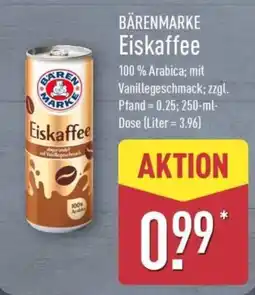 Aldi Nord Bärenmarke Eiskaffee Angebot
