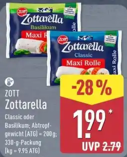 Aldi Nord Zott Zottarella Classic Angebot