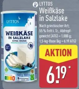 Aldi Nord LYTTOS Weißkäse in Salzlake Angebot