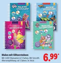 Lidl Malen mit Glitzersteinen Angebot