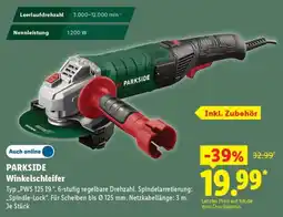 Lidl PARKSIDE Winkelschleifer Angebot