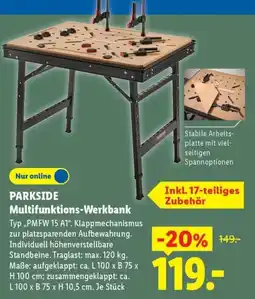 Lidl PARKSIDE Multifunktions-Werkbank Angebot