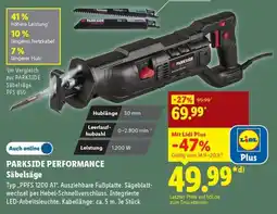 Lidl PARKSIDE PERFORMANCE Säbelsäge Angebot
