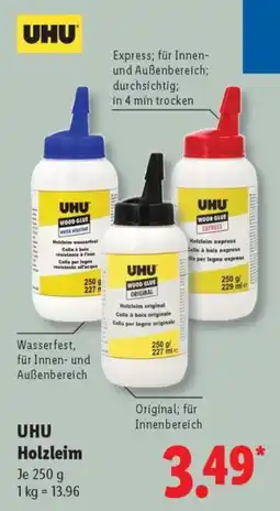 Lidl UHU Holzleim Angebot