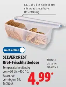 Lidl SILVERCREST Brot-Frischhaltedose Angebot