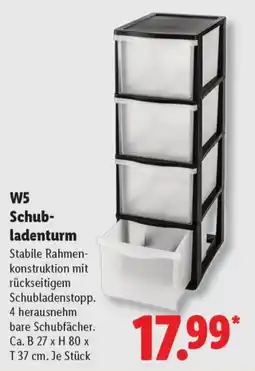 Lidl W5 Schubladenturm Angebot