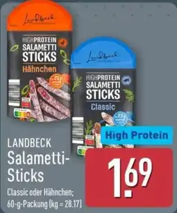 Aldi Nord Landbeck Salametti-Sticks Angebot