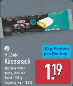 Aldi Nord MILSANI Käsesnack Angebot