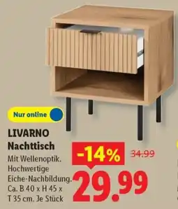 Lidl LIVARNO Nachttisch Angebot