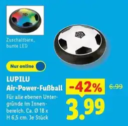 Lidl LUPILU Air-Power-Fußball Angebot