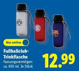 Lidl Fußballclub-Trinkflasche Angebot