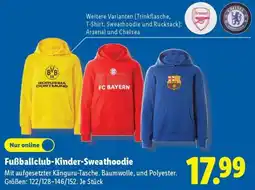 Lidl Fußballclub-Kinder-Sweathoodie Angebot