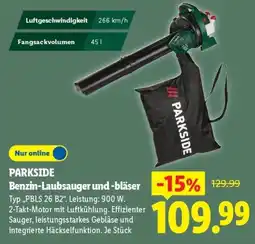 Lidl PARKSIDE Benzin-Laubsauger und -bläser Angebot