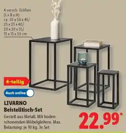 Lidl LIVARNO Beistelltisch-Set Angebot
