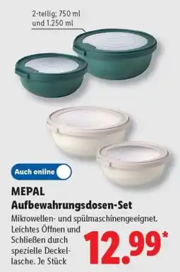 Lidl MEPAL Aufbewahrungsdosen-Set Angebot