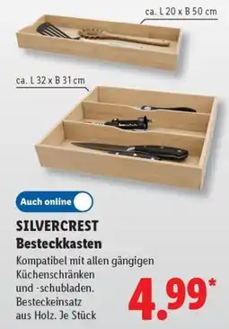 Lidl SILVERCREST Besteckkasten Angebot