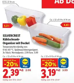 Lidl SILVERCREST Kühl schrank-Organizer mit Deckel Angebot